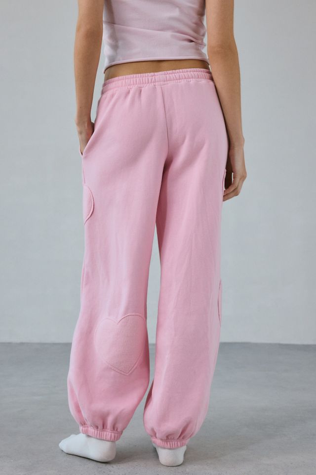 Pantalon de jogging Out From Under Brenda avec patch en cœur #3