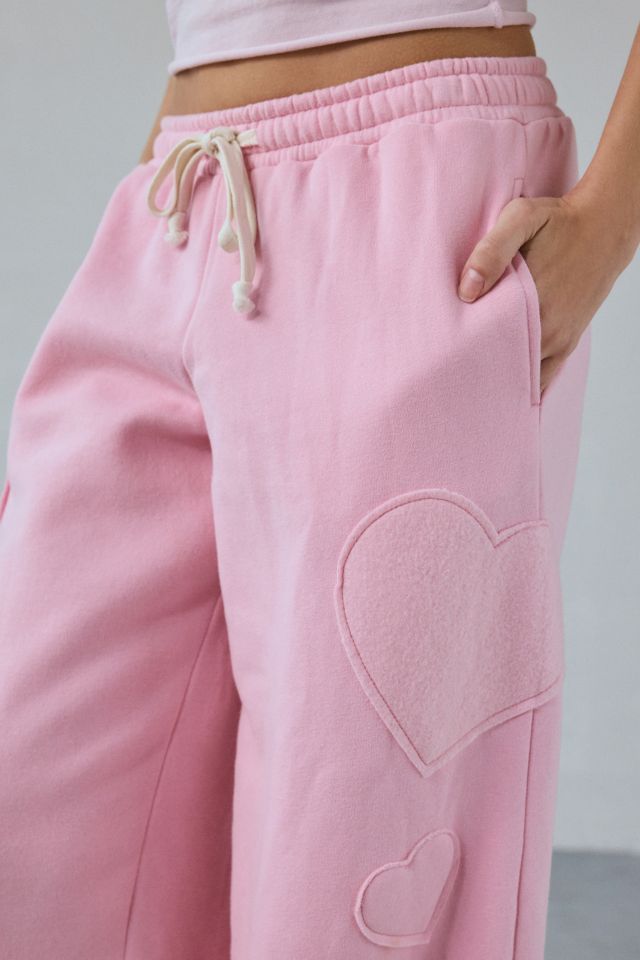 Pantalon de jogging Out From Under Brenda avec patch en cœur #4