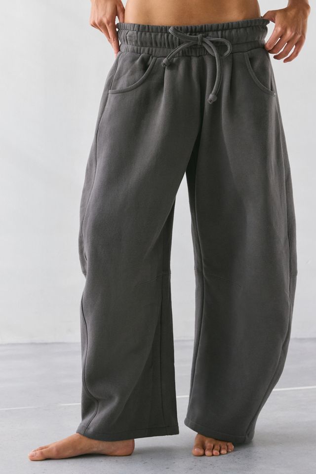 Out From Under Essential Barrel Leg Ankle Length Sweatpants #1