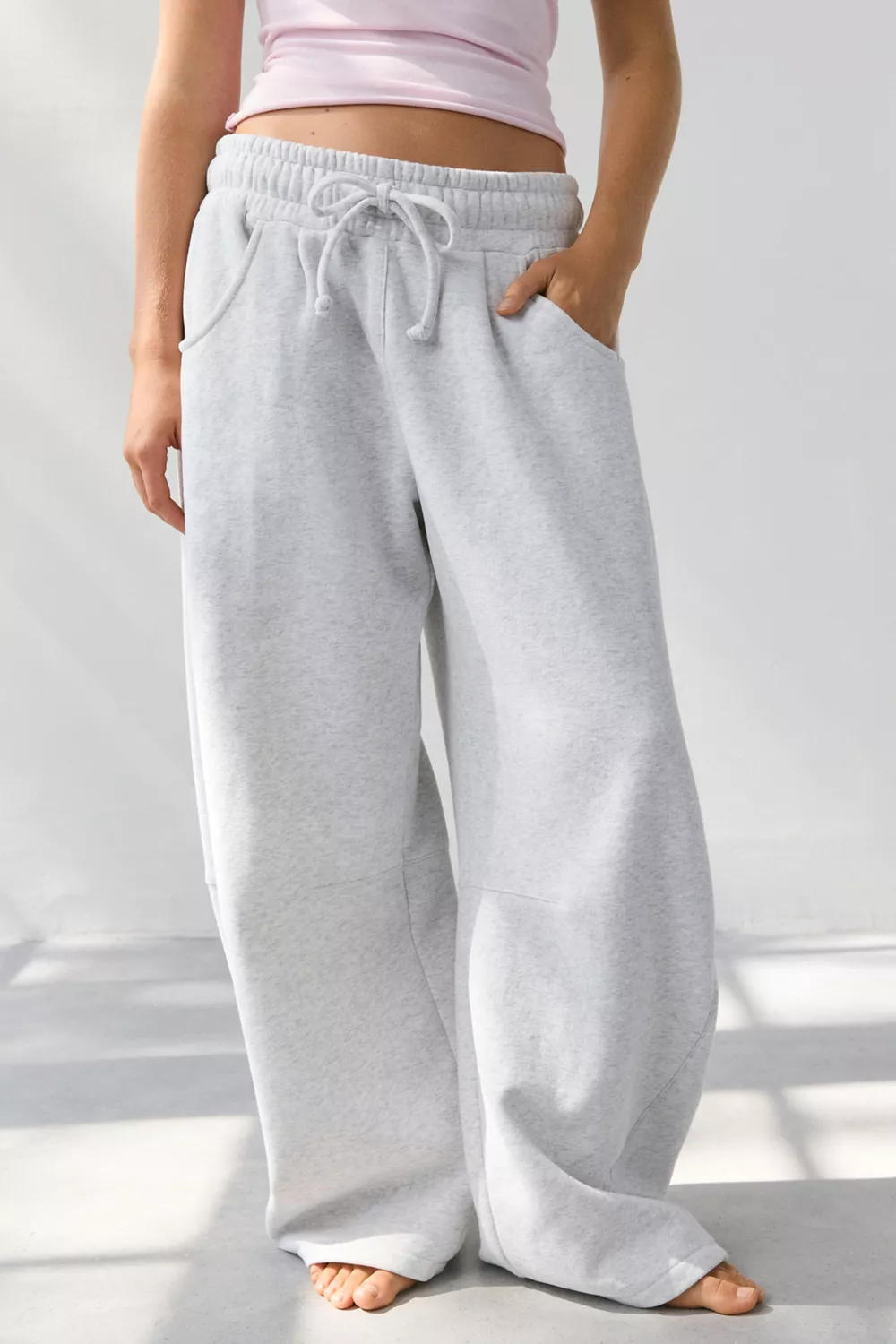 Out From Under Essential Barrel Leg Full Length Sweatpants