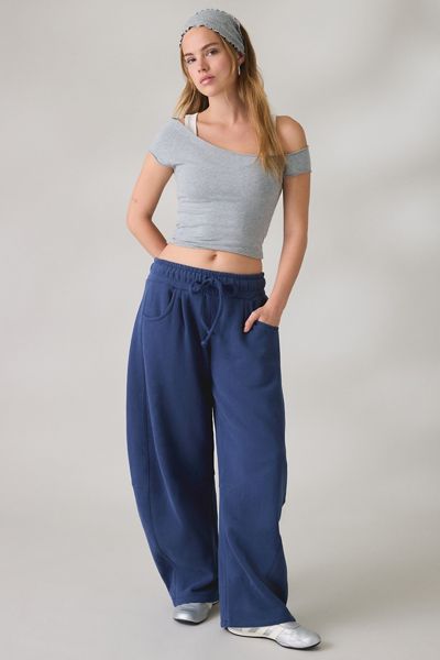 Out From Under Essential Barrel Leg Full Length Sweatpants