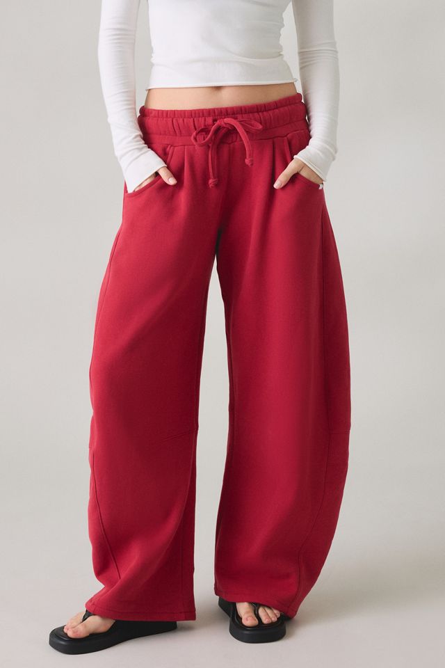 Out From Under Essential Barrel Leg Full Length Sweatpants