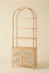 Liv Cane Paned Arch Storage Cabinet