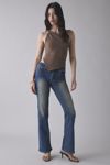 True Religion Glitter Spray Becca Low-Rise Bootcut Jean