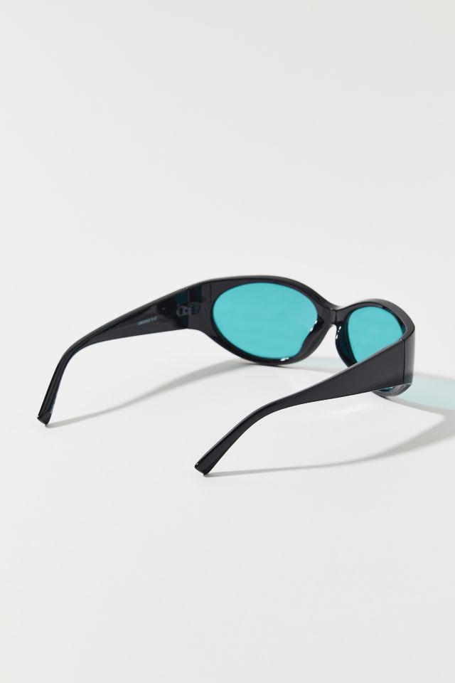 Kayla Plastic Round Shield Sunglasses #2