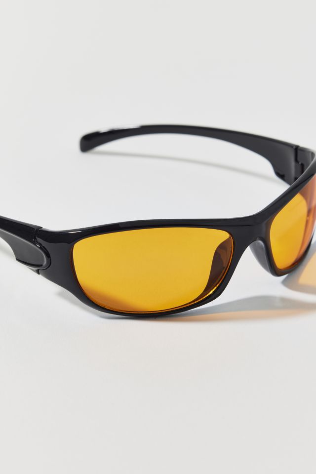 Lindsay plastic shield sunglasses urban outfitters canada