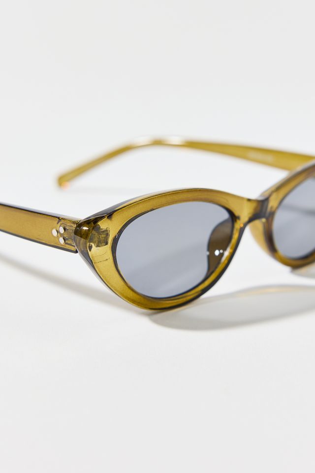 UO Essential Plastic Slim Cat-Eye Sunglasses #1