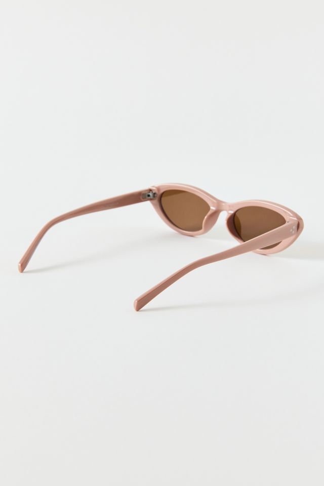 UO Essential Plastic Slim Cat-Eye Modern Sunglasses #3