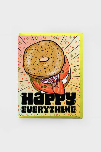 Boss Dotty Happy Everything Bagel Greeting Card