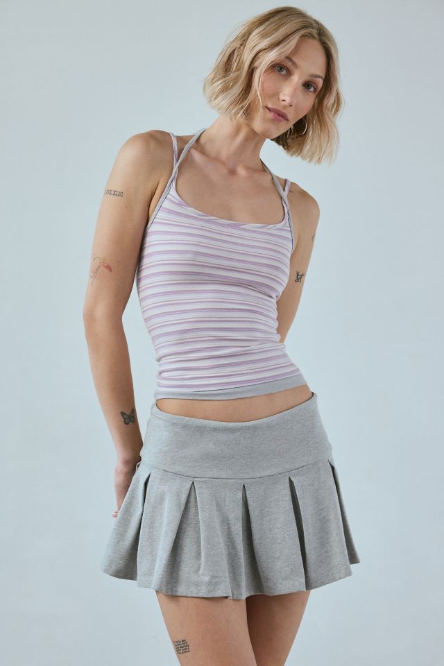 Out From Under Prep School Pleated Micro Mini Skort #1