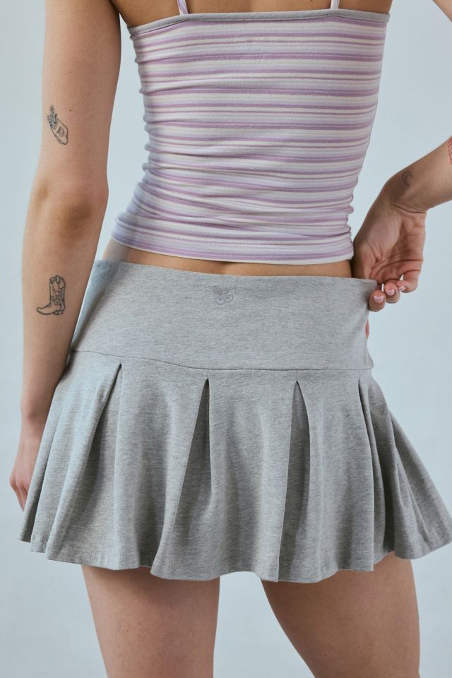 Out From Under Prep School Pleated Micro Mini Skort #2
