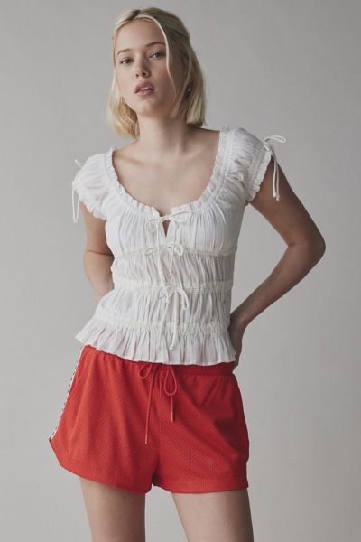 BDG On The Court Lace Trim Track Short