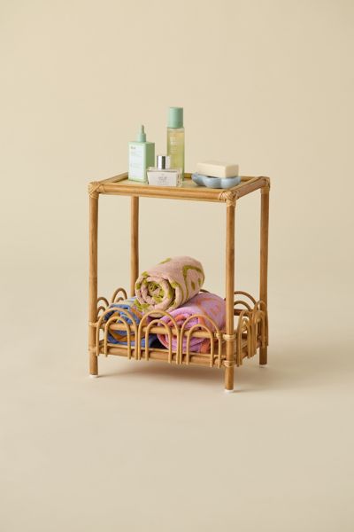 Urban Outfitters Zoe Looping Rattan Storage Side Table In Natural At