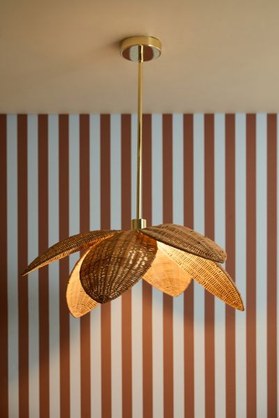 Rattan Lamps + Light Fixtures | Urban Outfitters