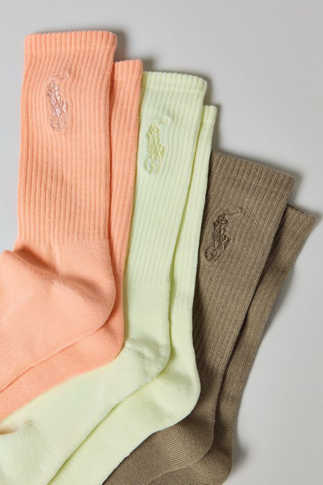 Polo Ralph Lauren Washed Crew Sock 3-Pack #1
