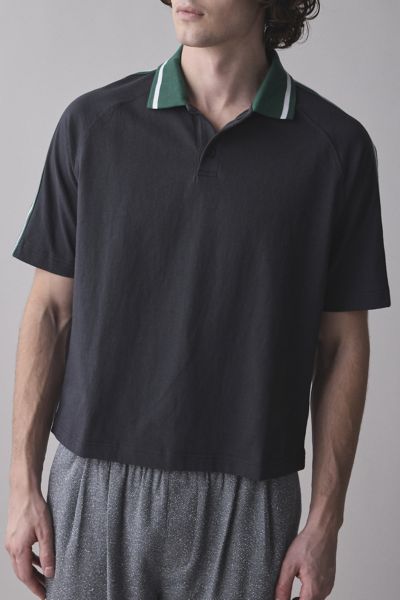 【BAON】25SS★ [BAONHAUS] Minets Over Color Collar Rugby T Men's Polo Shirts | Knit Polos + Rugby Shirts | Urban Outfitters