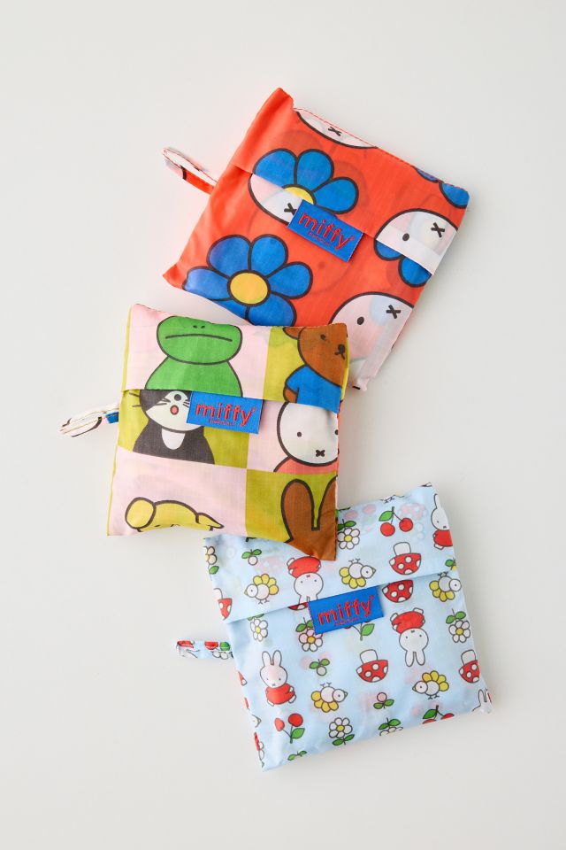 BAGGU & Miffy Standard Reusable Tote Bag - Set Of 3 | Urban