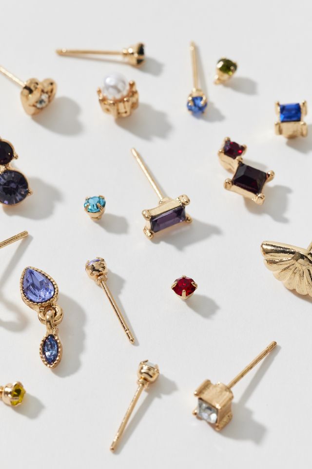 Mega Mini Rhinestone Stud Earring Set #2