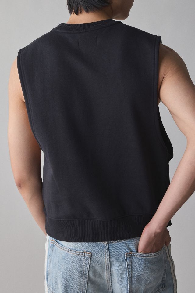 Standard Cloth Sleeveless Muscle Crew Neck Sweatshirt #1