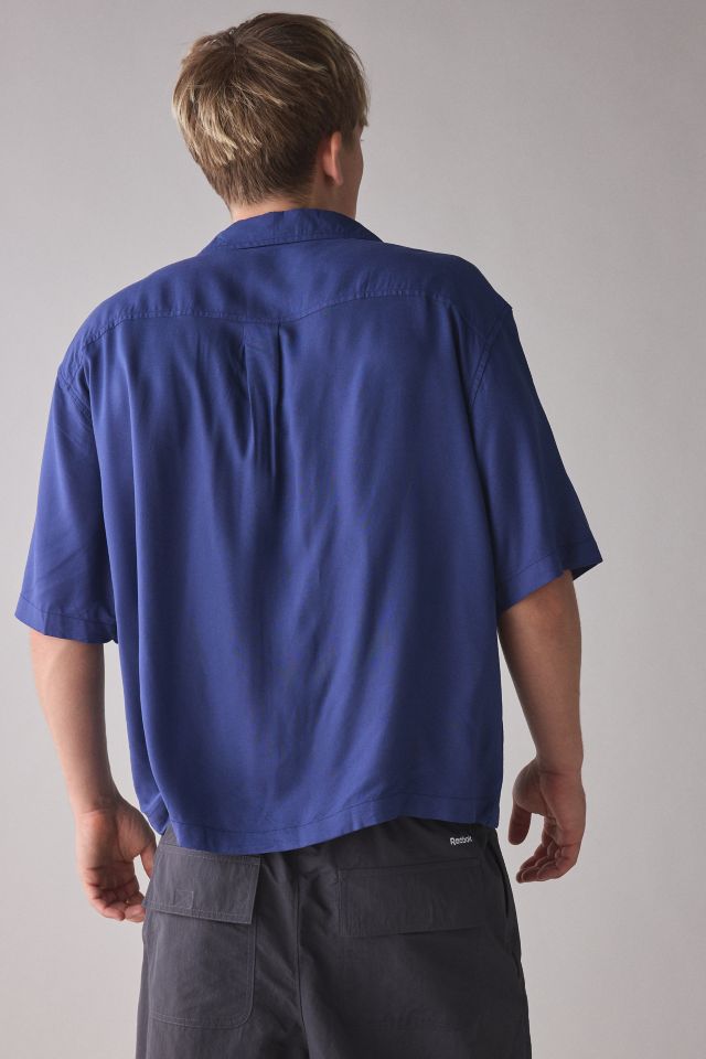 Chemise à Manches Courtes Panneaux Motif Animal UO #1