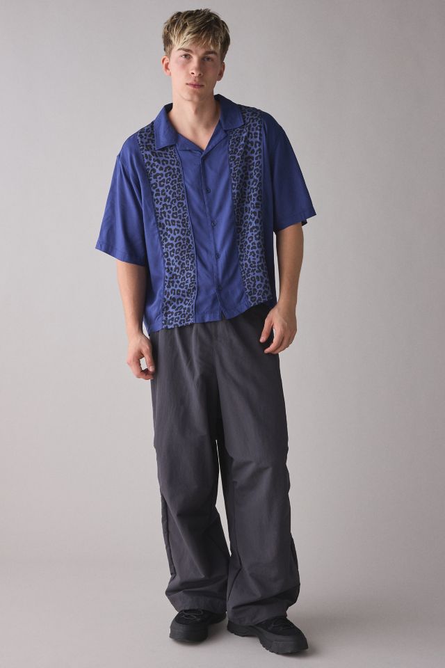 Chemise à Manches Courtes Panneaux Motif Animal UO #2