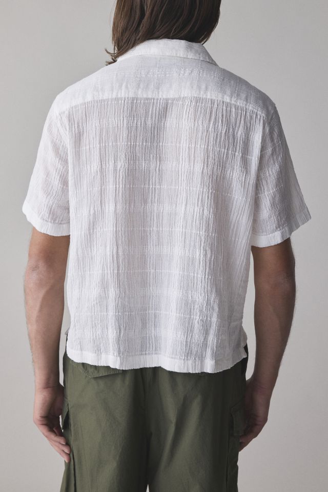 Standard Cloth Liam Textured Gauze Button-Down Shirt #1
