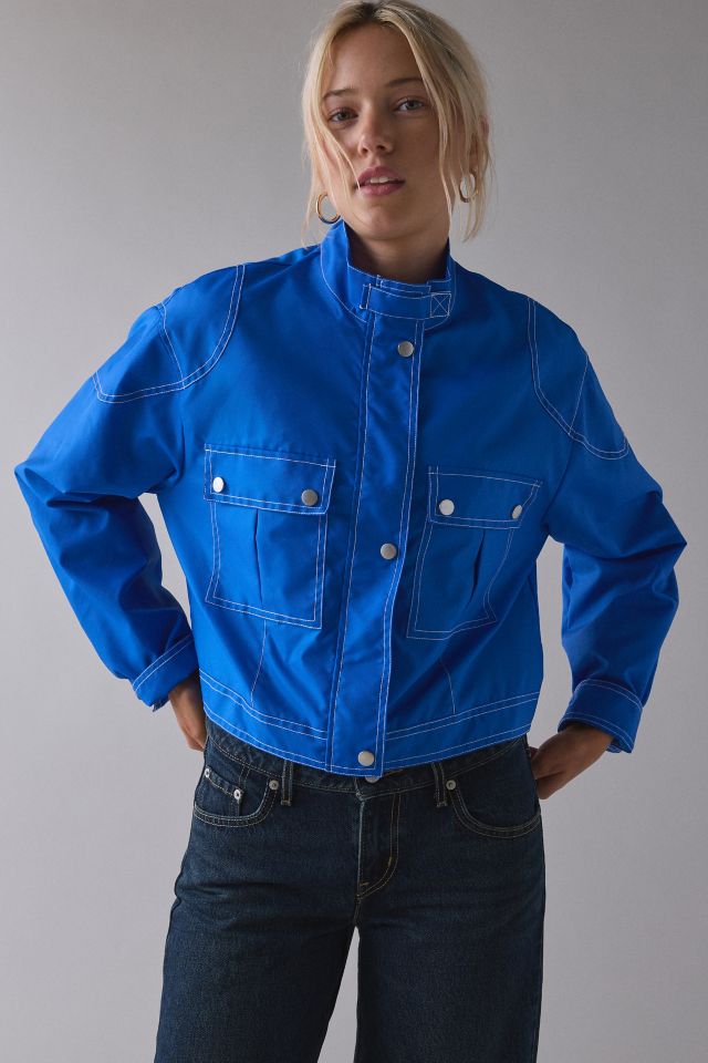 BDG Clarence Nylon Utility Moto Jacket #1