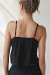 Out From Under Goldie Split-Front Cotton Cami