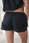 Out From Under Goldie Cotton Lace-Trim Micro Short