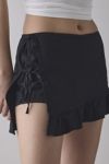 Kimchi Blue Sienna Side-Tie Wrap Ruffle Mini Skort