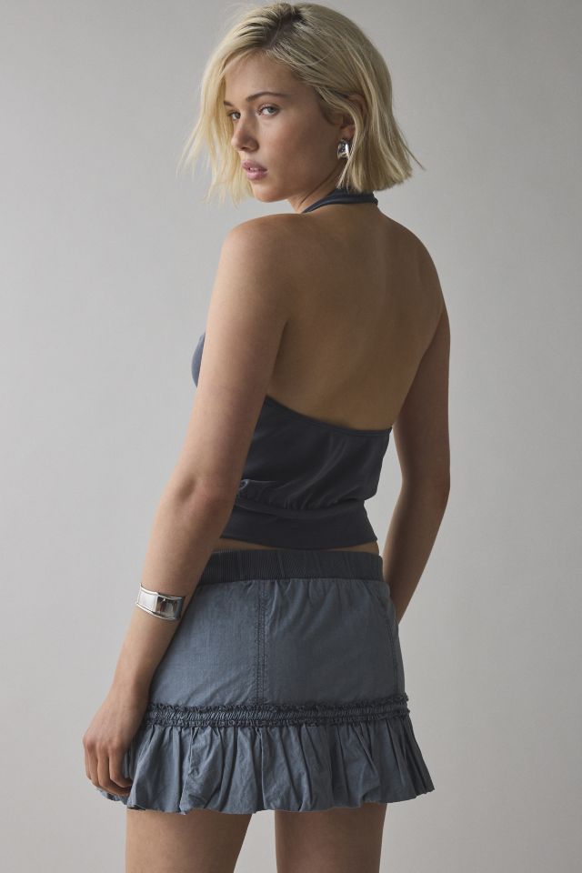 Silence + Noise Alexis Bubble Hem Cargo Skirt #3