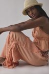 Out From Under Ocean Air Cinched Wide-Leg Gauze Pant