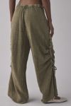 Out From Under Ocean Air Cinched Wide-Leg Gauze Pant