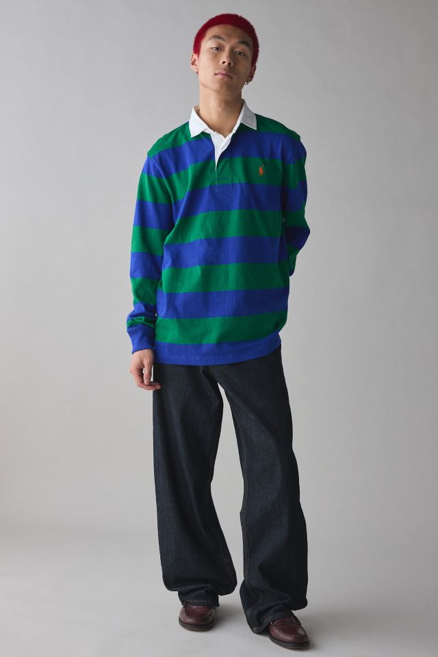 Polo Ralph Lauren Stripe Pattern Long Sleeve Rugby Shirt #3