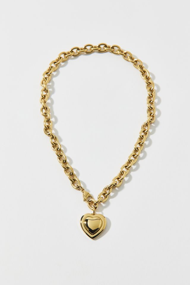 Collier Charme Cœur Bouffant Imperméable #1