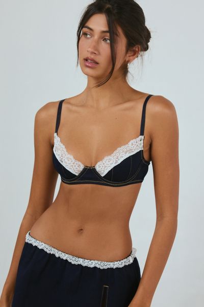 Out From Under Ocean Air Gauze Halter Babydoll Cami