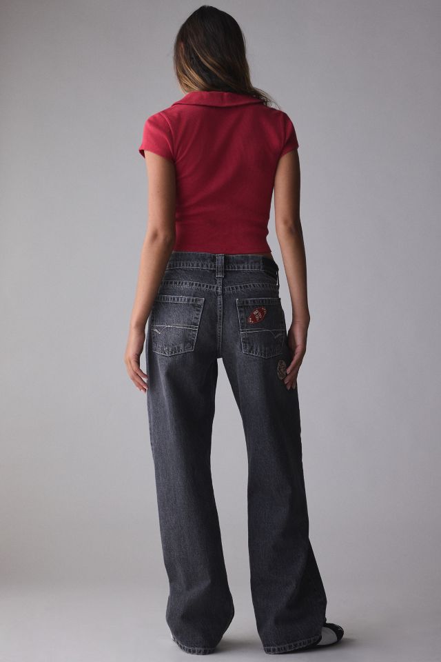 BDG Kayla Patched Low-Rise Jean