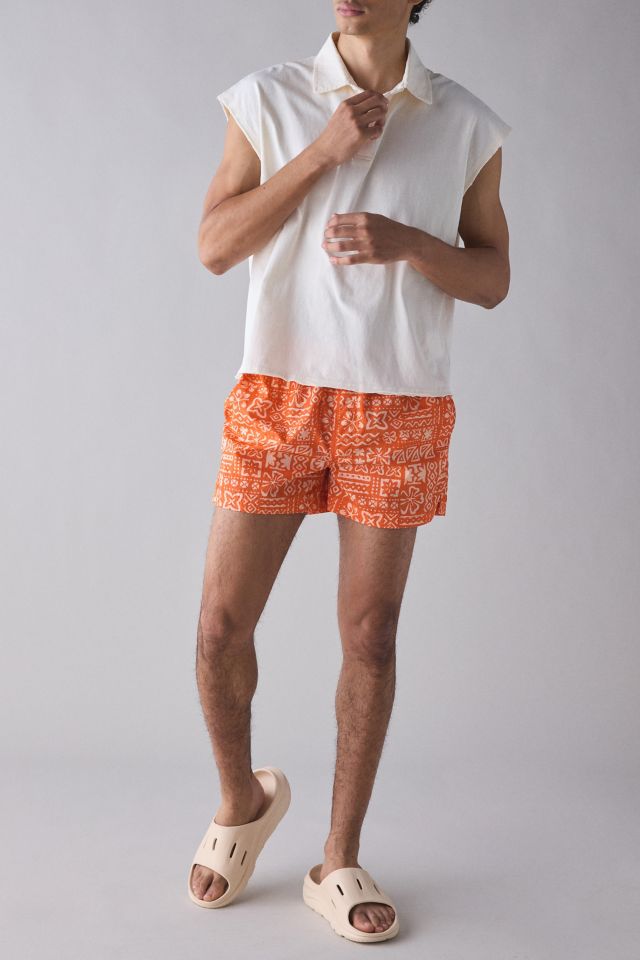 UO Tropical Allover Print Swim Short #4