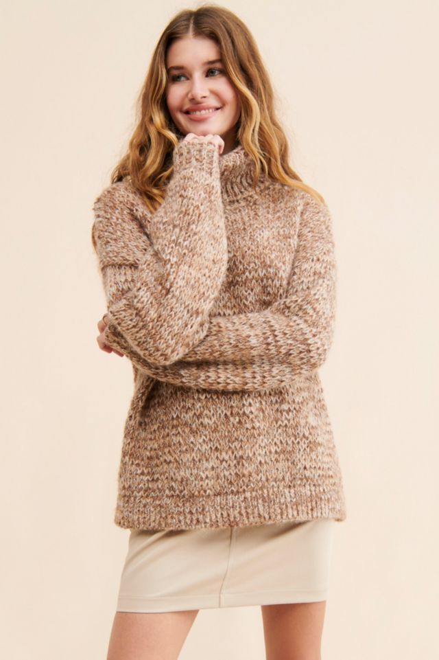 Vero moda color block knitted sweater discount