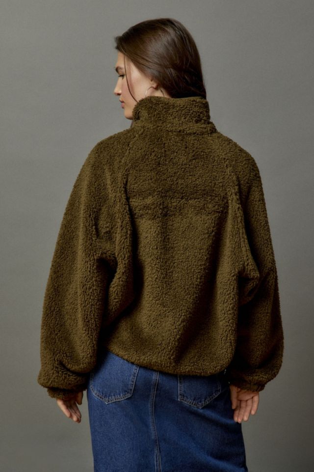 BDG Chuck Fleece Zip-Up Jacket #1