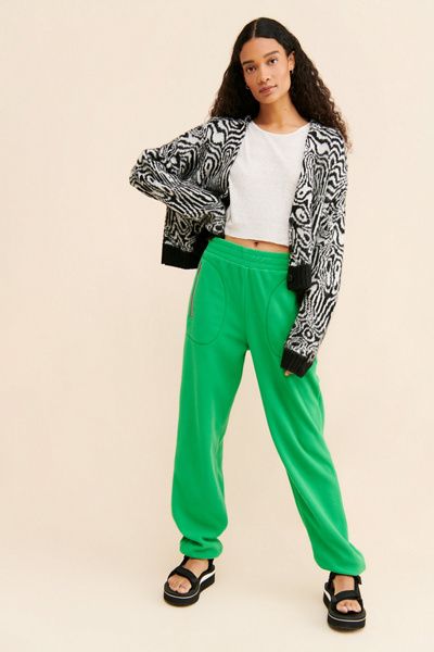 The Ragged Priest Mono Marble Knit Cardigan