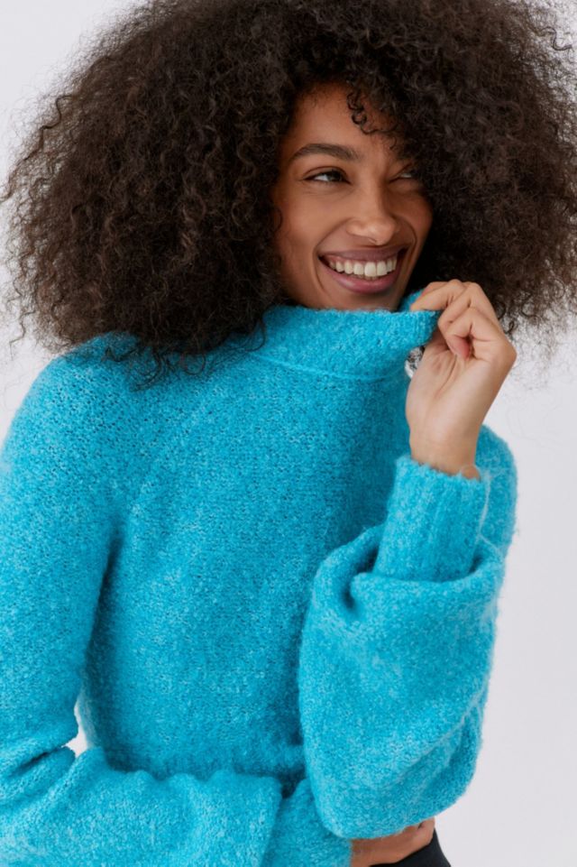 UO Avril Cropped Mock Neck Sweater #2