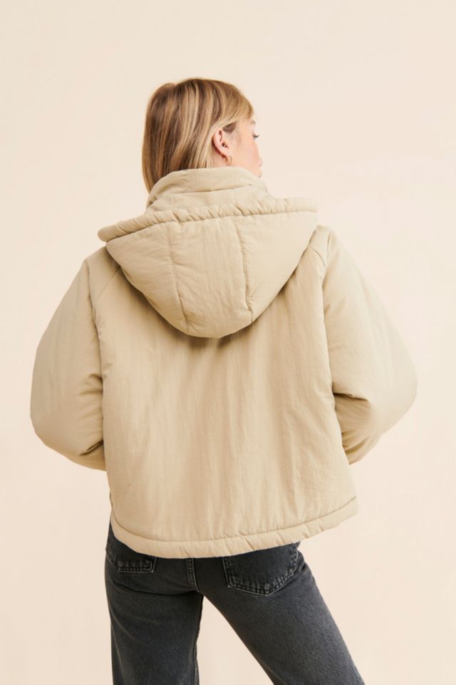 UO Rue Hooded Puffer Jacket #1