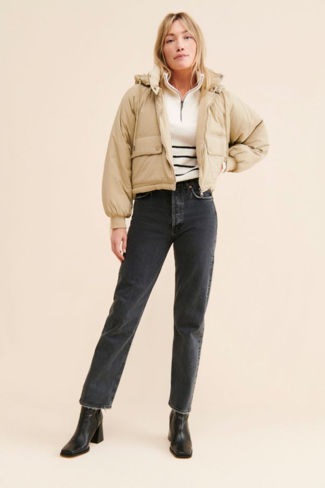 UO Rue Hooded Puffer Jacket #3