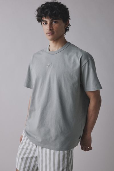 Nike Sportswear Premium Essential Logo Tee In Light Army, Men's At Urban Outfitters