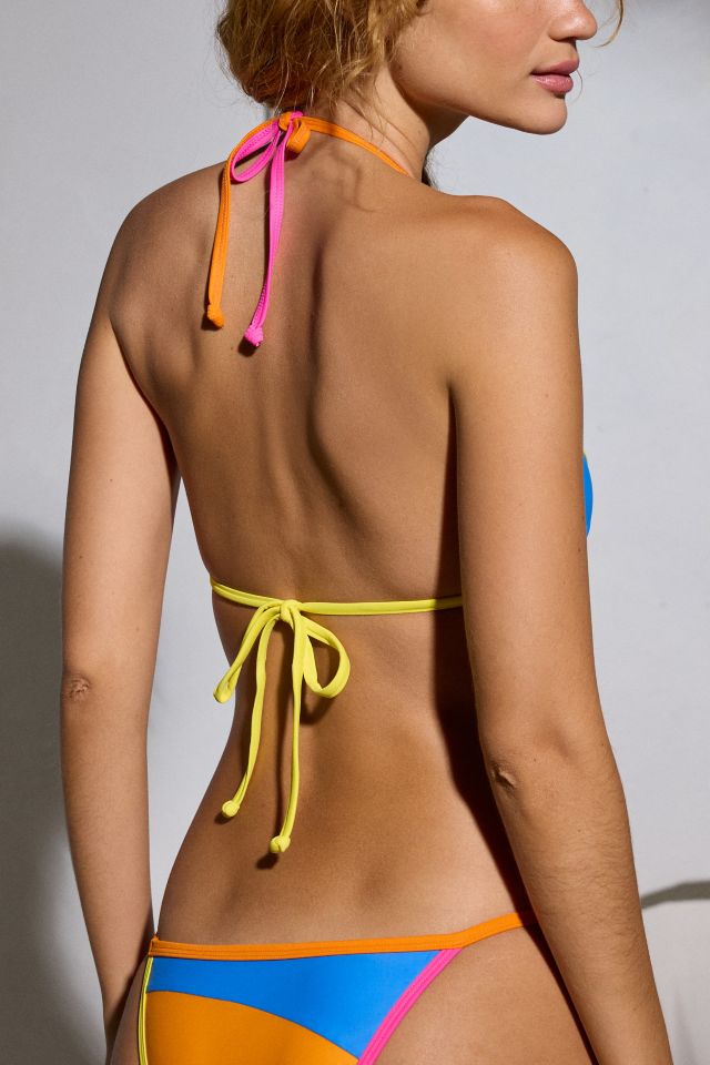 It’s Now Cool Colorblock The Triangle bikini top #3