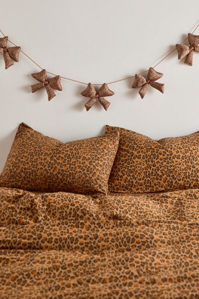 Satin Puffy Fabric Bow Garland