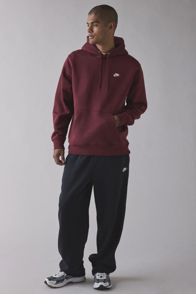 Nike Club Logo Fleece Pullover Hoodie Sweatshirt #2