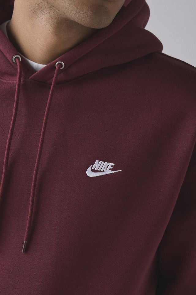 Nike Club Logo Fleece Pullover Hoodie Sweatshirt #3
