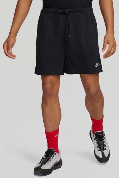 Nike Club Straight-leg Logo-embroidered Cotton-jersey Drawstring Shorts